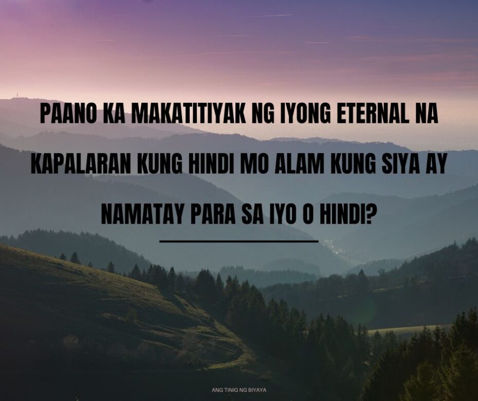 ANO ANG MALI SA PANINIWALA SA LIMITADONG PAGTUBOS?