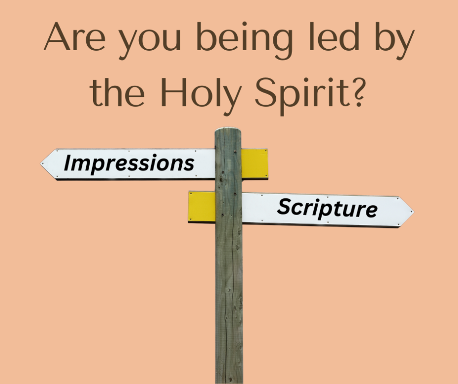 Are you being led by the Holy Spirit