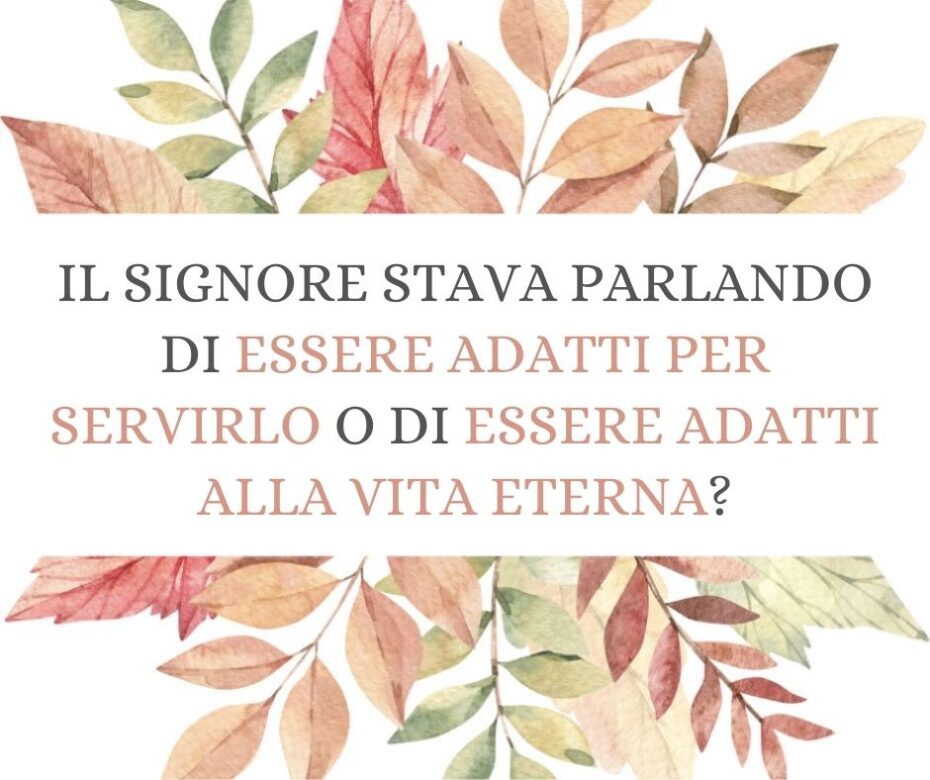 Che cosa significa essere adatti per il Regno di Dio?