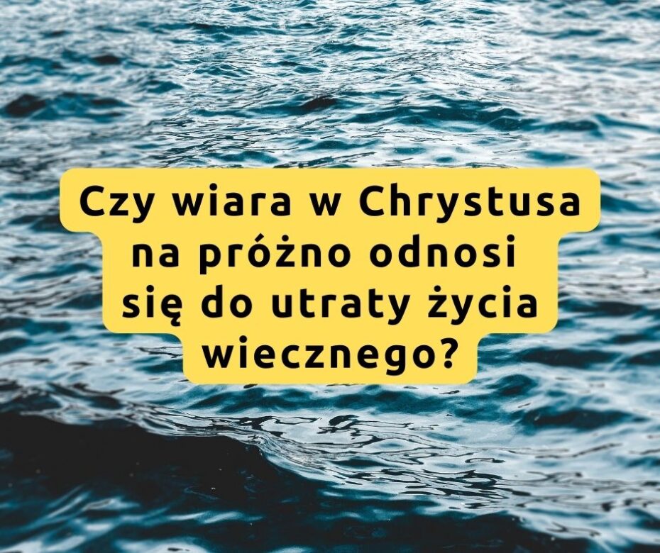 Chyba że uwierzyłeś