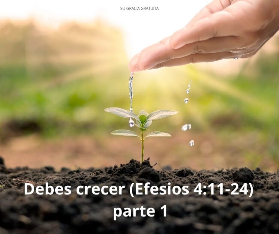 Debes crecer (Efesios 411-24) parte 1