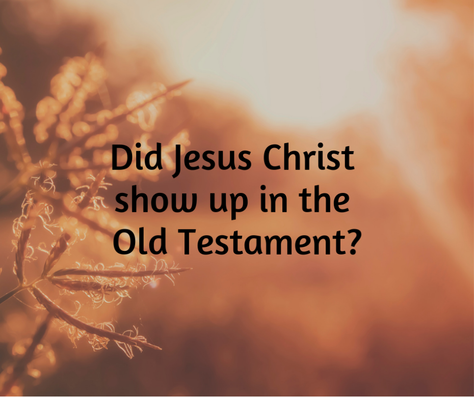 Did Jesus Christ show up in the Old Testament_