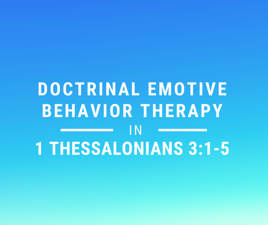 Doctrinal Emotive Behavior Therapy