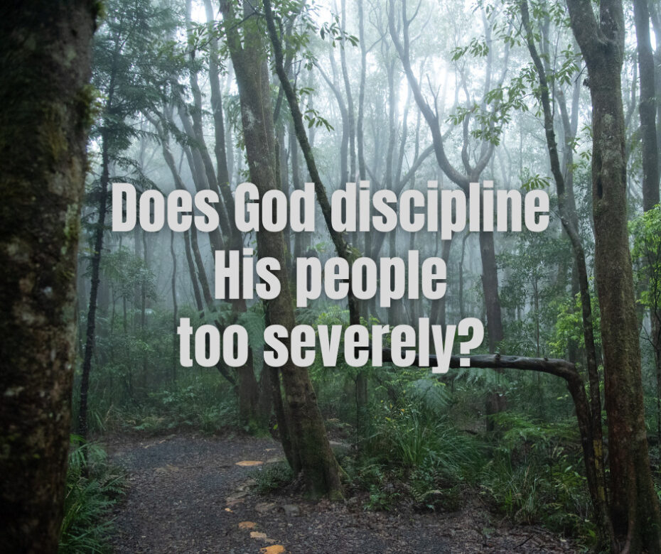 Does God discipline His people too severely