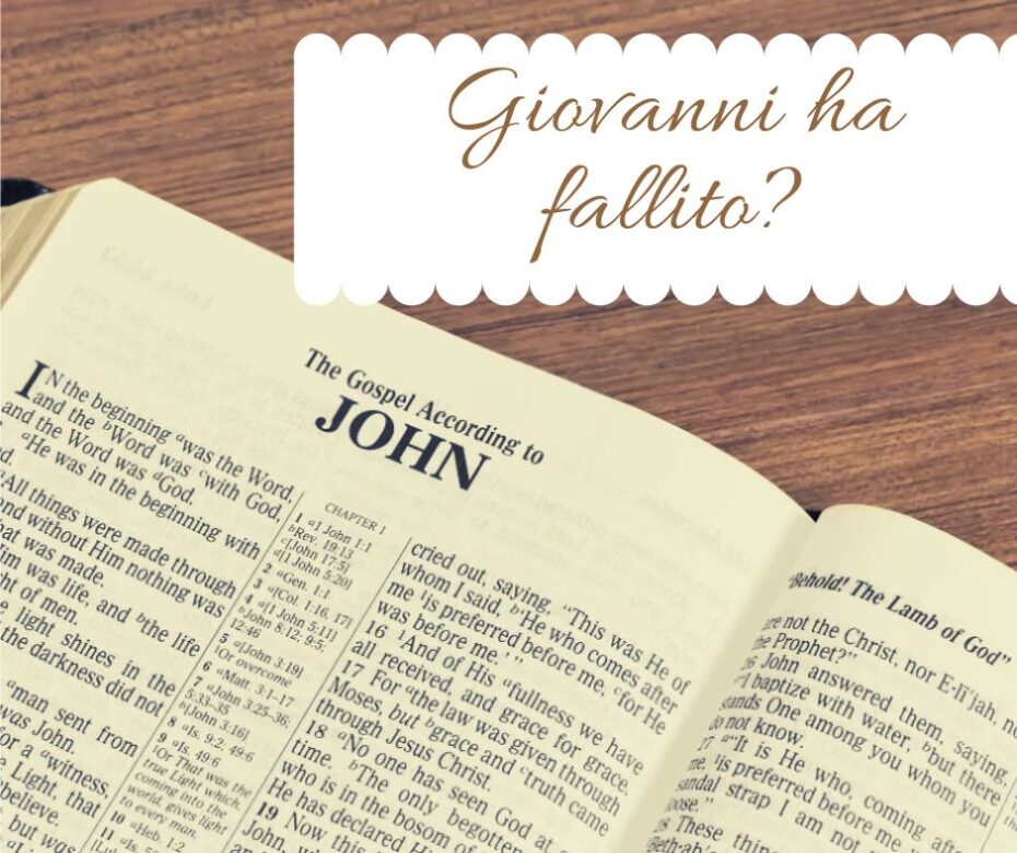 Giovanni ha fallito?