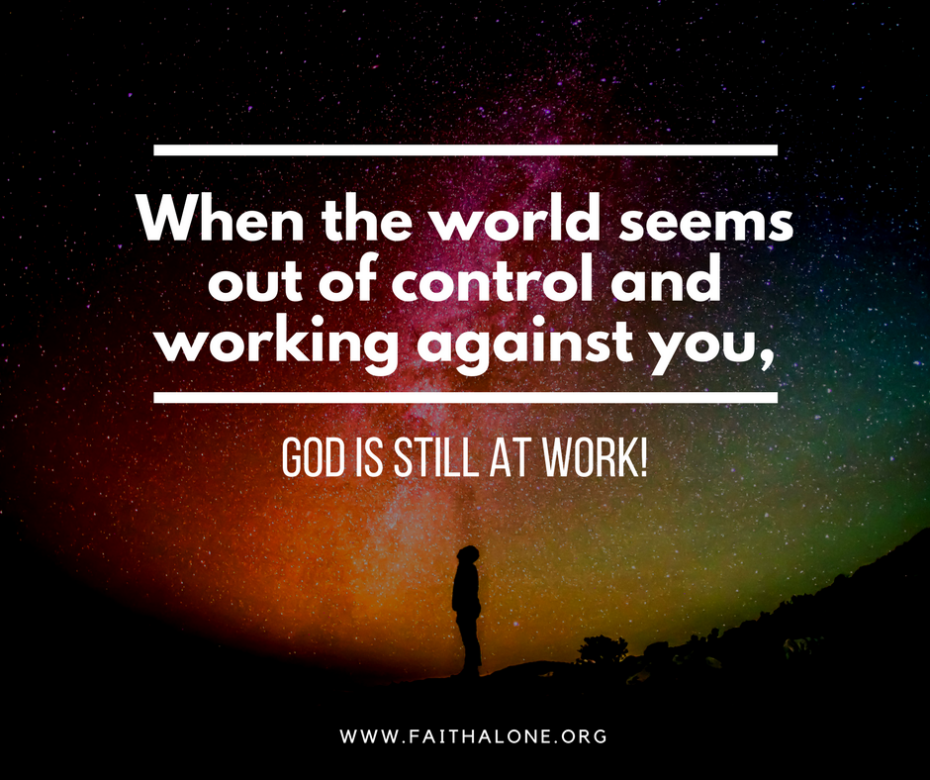 God is still at work