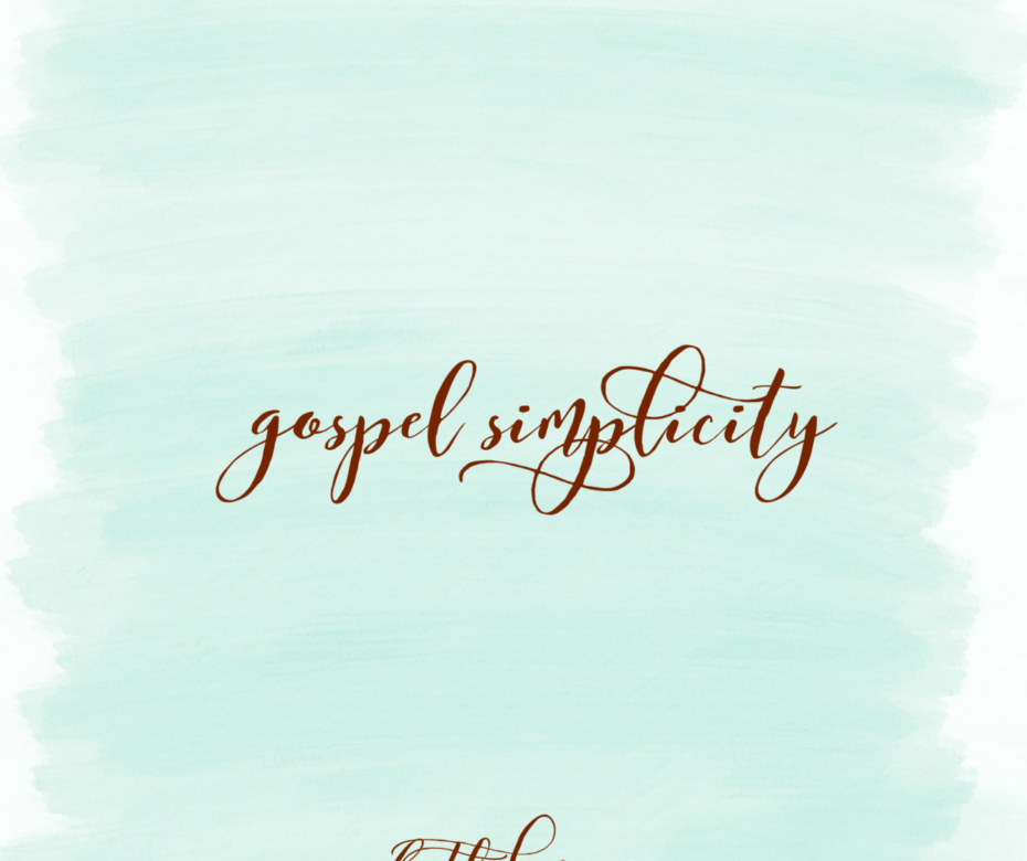 gospel-simplicity