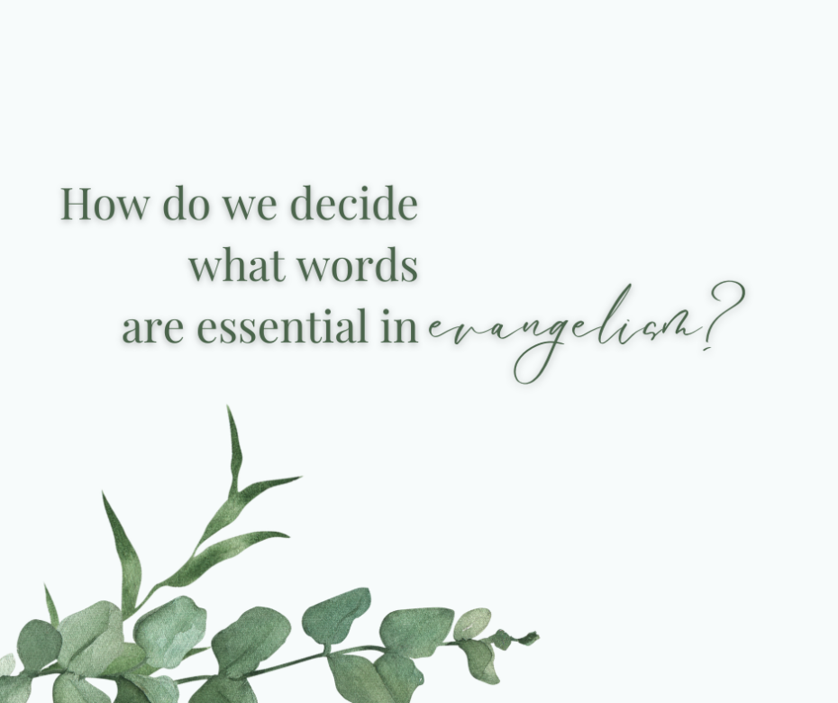 How do we decide what words are essential in