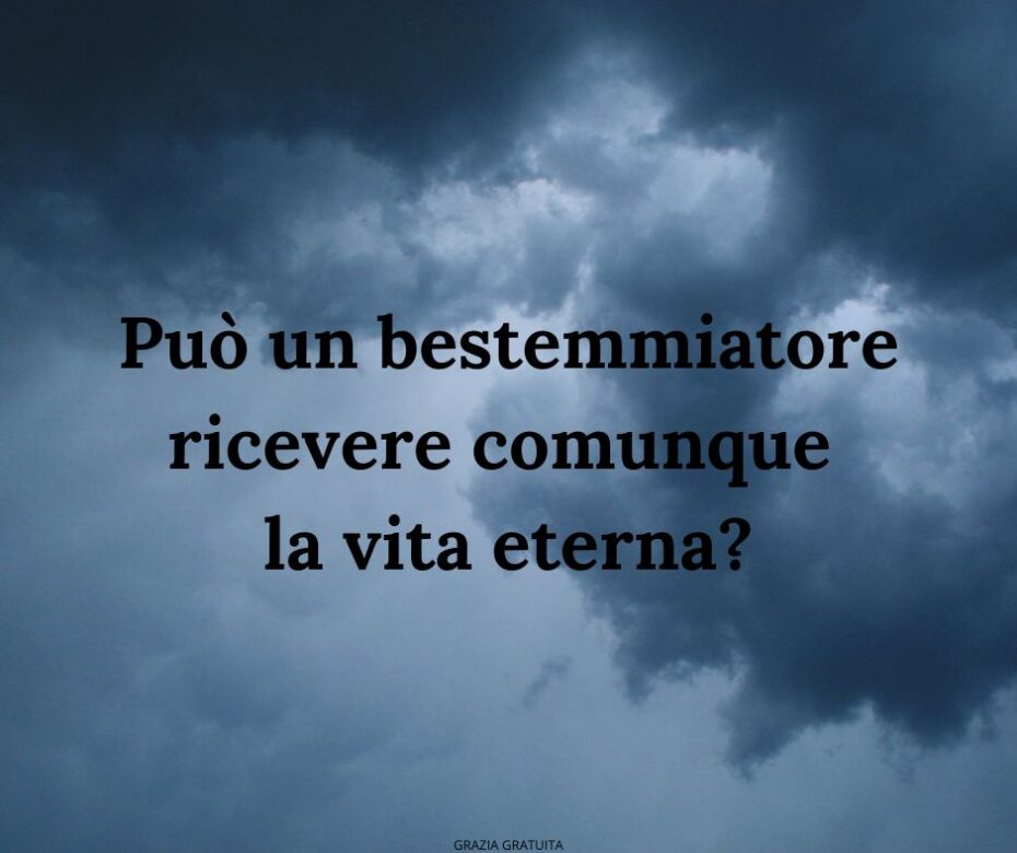 Il bestemmiatore salvato