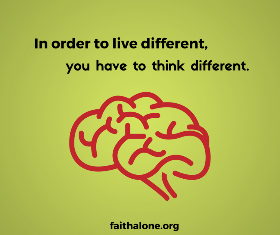In order to live different,