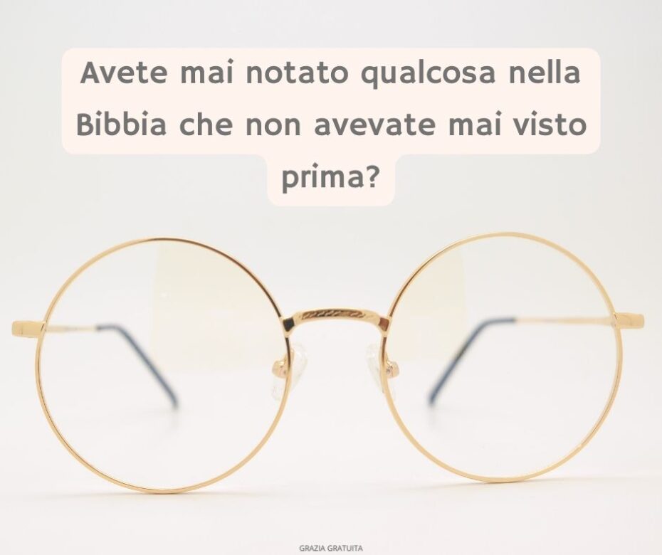 Indossare gli occhiali giusti