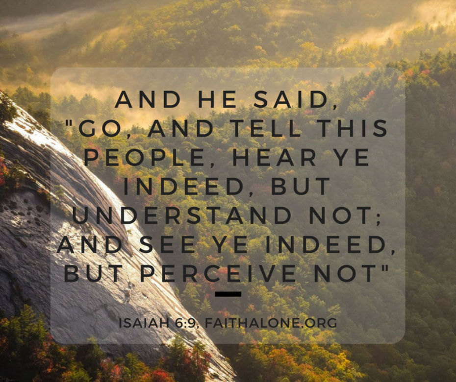 Isaiah 6.9