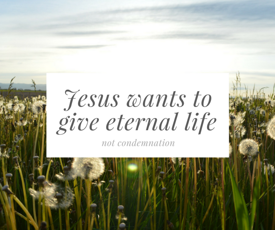Jesus wants to give eternal life