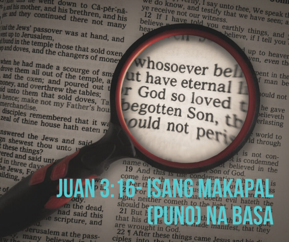 Juan 316- Isang Makapal (Puno) Na Basa