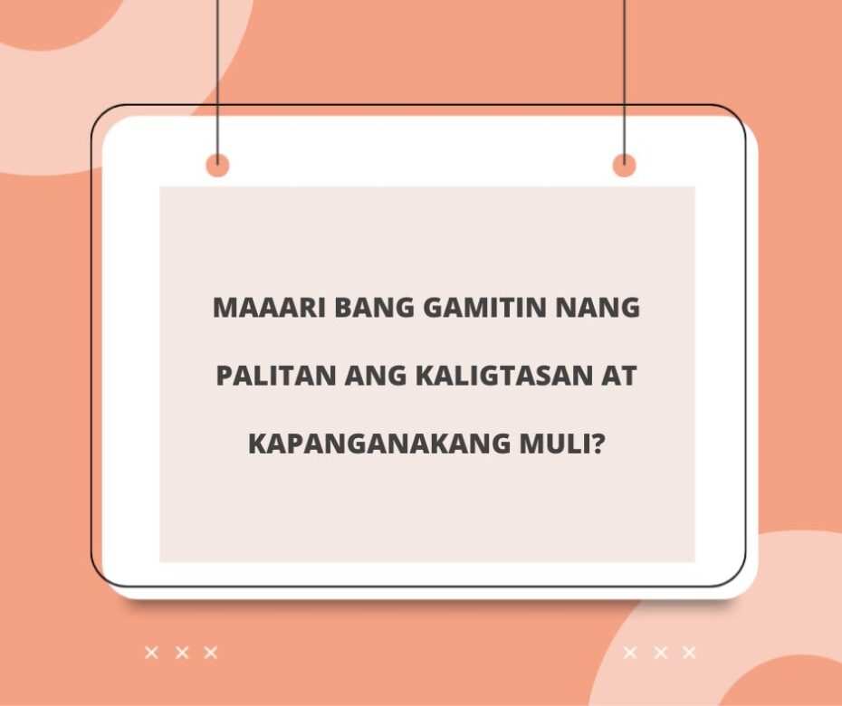 MAY PAGKAKAIBA BA SA PAGITAN NG PAGIGING LIGTAS AT SA KAPANGANAKANG MULI?