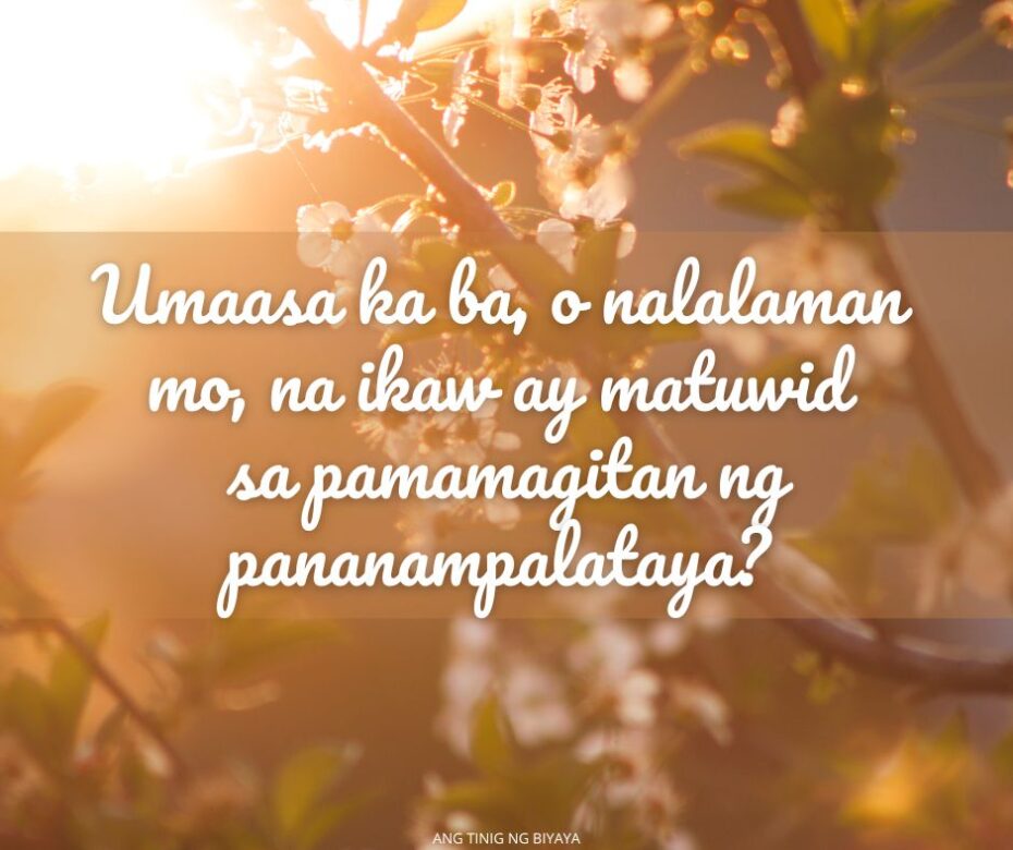 Paano Natin Nalalaman Na Walang Kaligtasan Natin Nalalaman