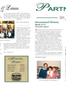 Partners in Grace Cover - April 2004