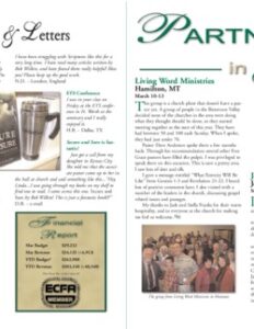 Partners in Grace Cover - April 2006