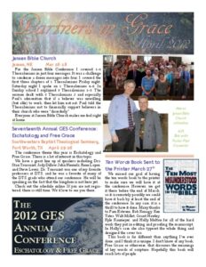 Partners in Grace Cover - April 2012