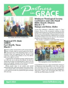 Partners in Grace Cover - April 2014