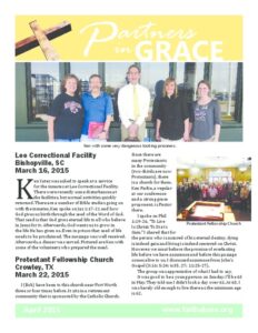 Partners in Grace Cover - April 2015