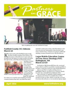 Partners in Grace Cover - April 2016