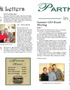 Partners in Grace Cover - August 2003