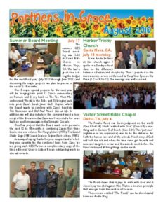 Partners in Grace Cover - August 2010