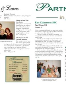 Partners in Grace Cover - December 2004