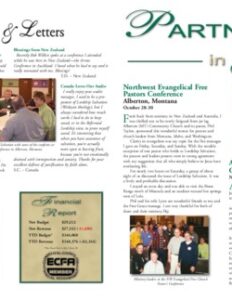 Partners in Grace Cover - December 2005