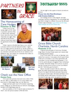 Partners in Grace Cover - December 2008