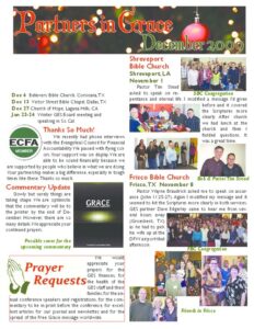 Partners in Grace Cover - December 2009