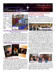 Partners in Grace Cover - December 2010