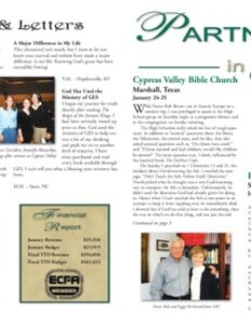 Partners in Grace Cover - February 2004