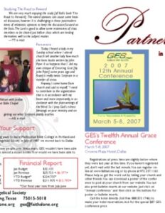 Partners in Grace Cover - February 2007