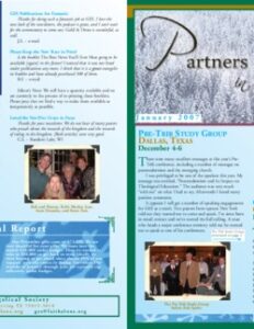 Partners in Grace Cover - January 2007