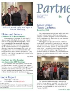 Partners in Grace Cover - January 2008