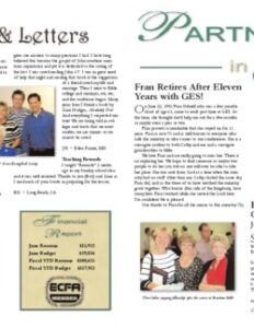 Partners in Grace Cover - July 2003