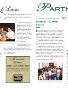 Partners in Grace Cover - July 2005