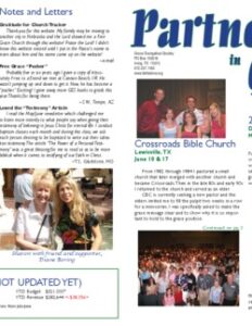 Partners in Grace Cover - July 2007