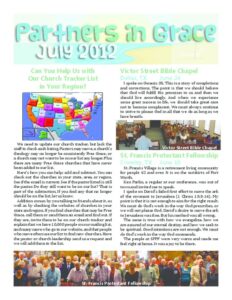Partners in Grace Cover - July 2012
