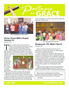 Partners in Grace Cover - July 2013