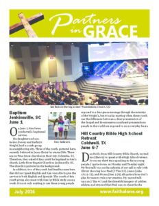 Partners in Grace Cover - July 2016