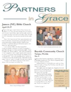 Partners in Grace Cover - June 2003