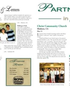 Partners in Grace Cover - June 2005