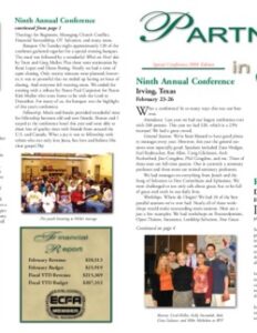 Partners in Grace Cover - March 2004