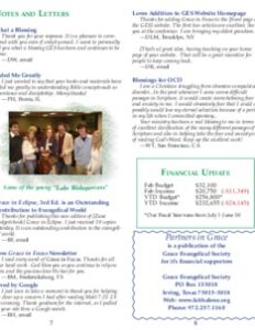 Partners in Grace Cover - March 2007