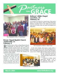 Partners in Grace Cover - March 2014