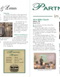 Partners in Grace Cover - May 2006