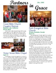 Partners in Grace Cover - May 2008